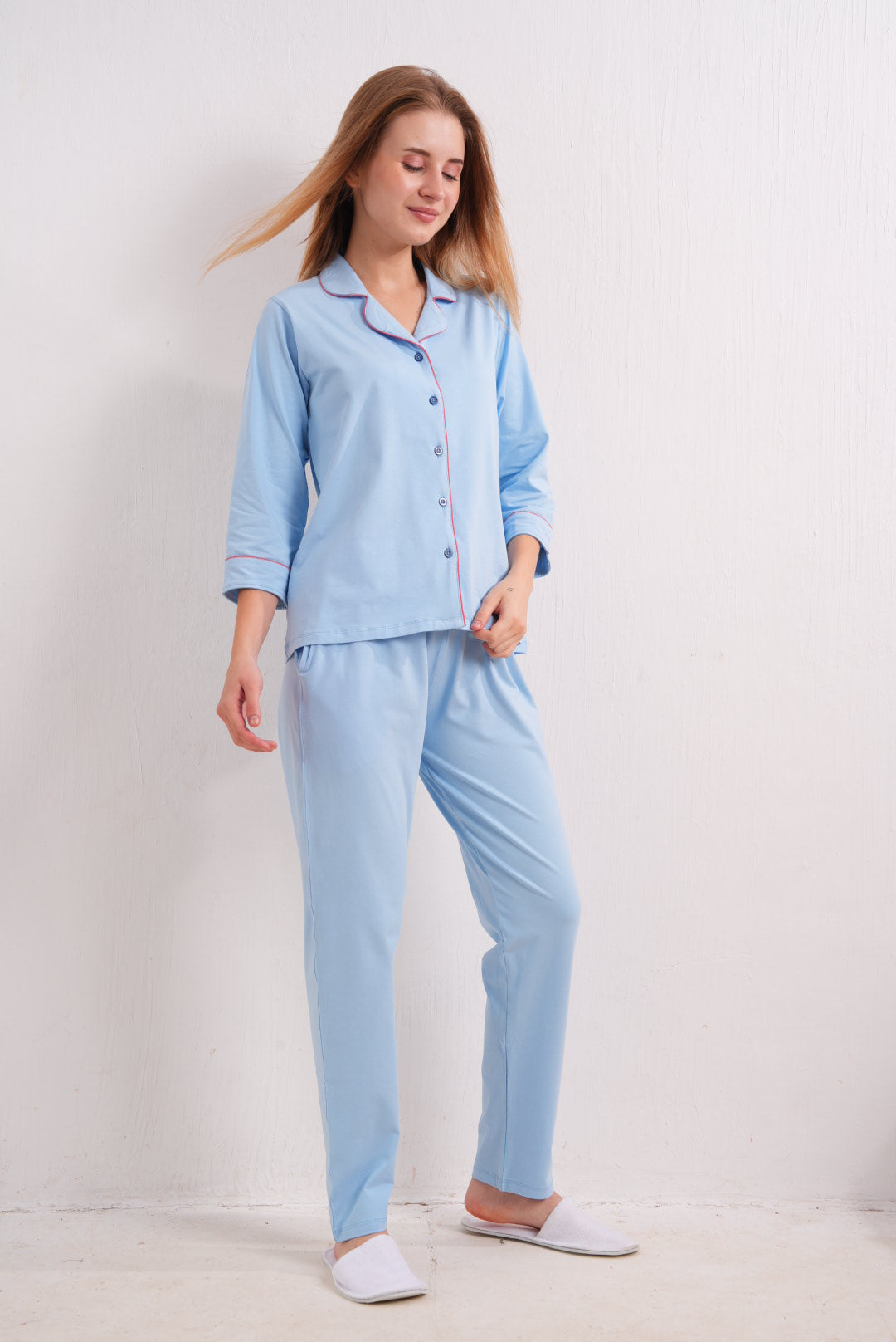 LS Women's Cotton Shirt Pyjama Night Suit
