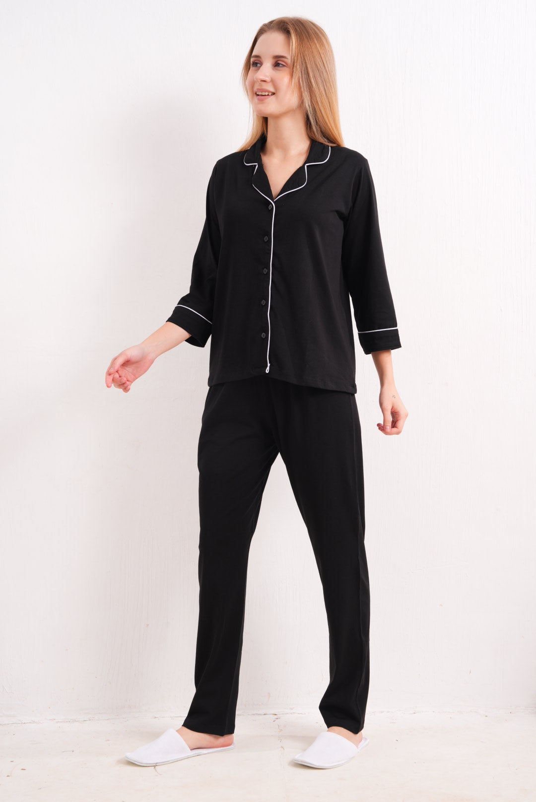LS Women's Cotton Shirt Pyjama Night Suit