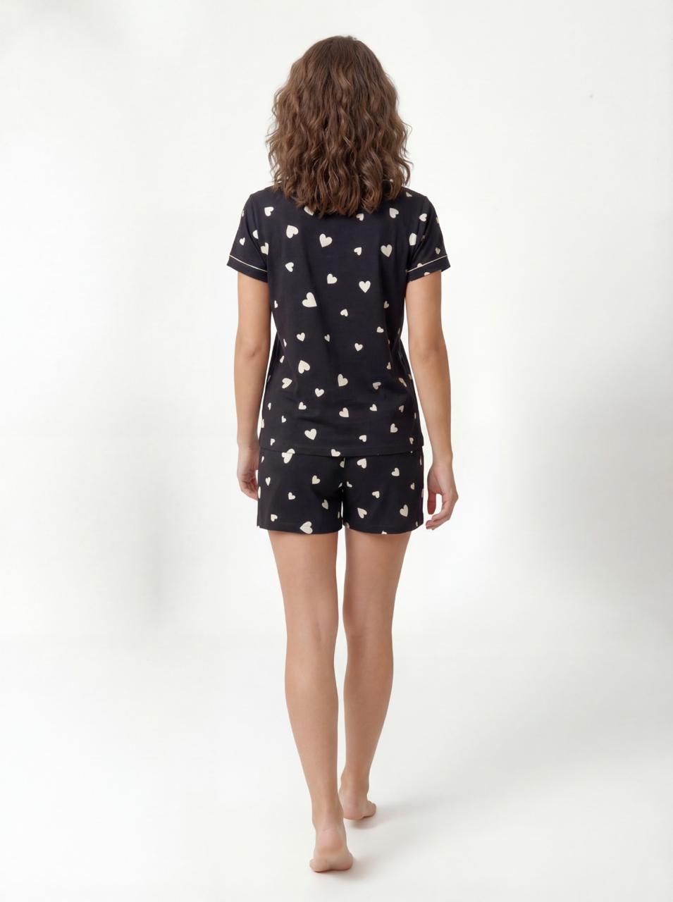 LS Women's Printed Shirt Pyjama Night Suit